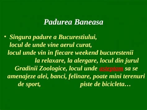 PPT Padurea Baneasa Amenintata De Un Dezastru Ecologic DOKUMEN TIPS