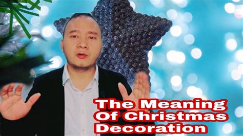 The Meaning Of Christmas Decoration Stuff Youtube