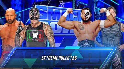 Wwe K Rey Mysterio Batista Vs Santos Escobar Dominik Mysterio