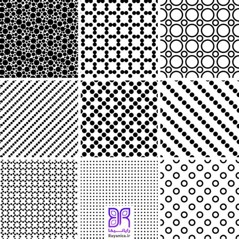 دانلود مجموعه پترن نقطه ای فتوشاپ رایانیکا دانلود رایگان فایل لایه