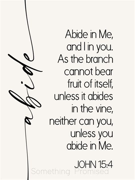 Abide In Me I Will Abide In You John 154 Metal Print On Reclaimed Wood