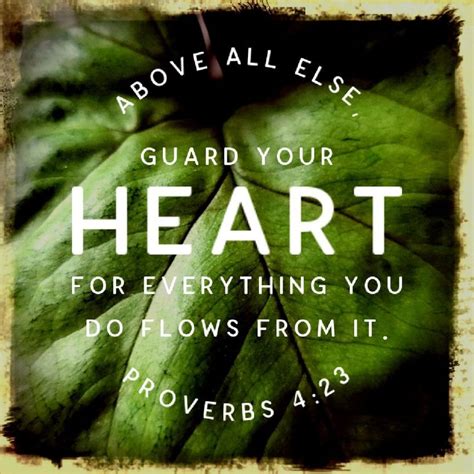 Guard Your Heart Proverbs 423 Guard Your Heart Proverbs 4 23 Proverbs