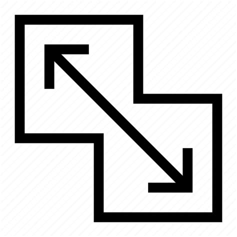 arrows divide files reduce separate separation split icon