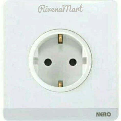 Jual Nero Stop Kontak Decora Q Q Vg W White Di Lapak Rivenamart