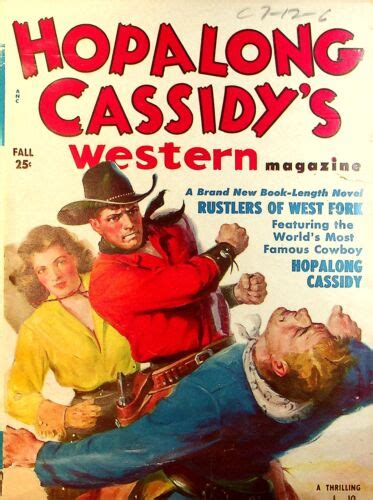 Hopalong Cassidy S Western Magazine Pulp Sep 1950 Vol 1 1 Fn Ebay