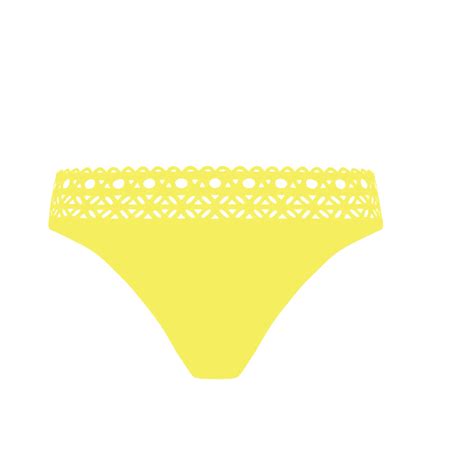 Lise Charmel Swimwear Ajourage Couture Bikini Briefs Yellow ABA