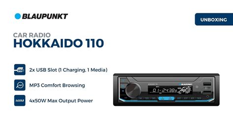 Unboxing Blaupunkt Car Radio Hokkaido 110 4 X 50W Max Output Power