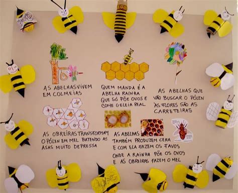 Abelhas Atividades de abelhas Arte de abelha Projetos pré escolares