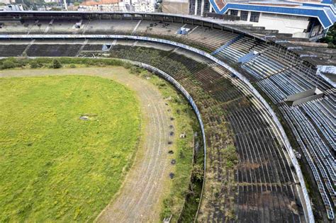 Antigo salão de festas do Inter Veja como está o Olímpico