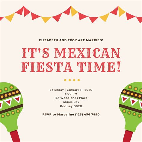 Fiesta Invitation Template