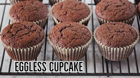 Eggless Chocolate Cupcake Without Oven Youtube