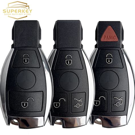 Superkey Buttons Smart Remote Car Key Shell For Mercedes Benz Bga