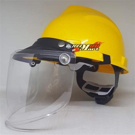 Jual Helm Apd Face Shield Pelindung Wajah Helm Proyek Apd Safety Helmet
