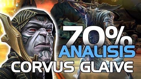 Corvus Glaive 70 Analisis Marvel Contest Of Champions Youtube