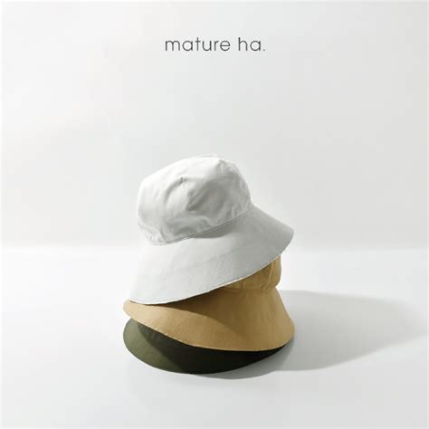 mature ha マチュアーハ ラミー コットン ステッチ ハット stitch hat mas fn iroma aranciato