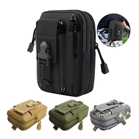 Porta Objeto Beg Bolsa Tática Molle Modular Militar Pochete Porta