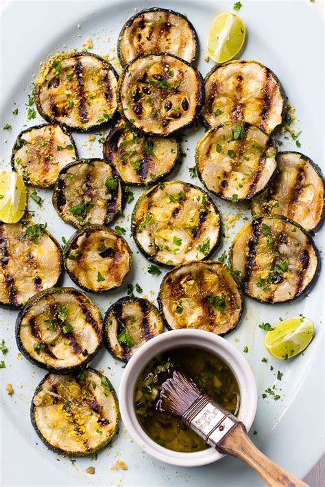 Lemon Garlic Grilled Zucchini