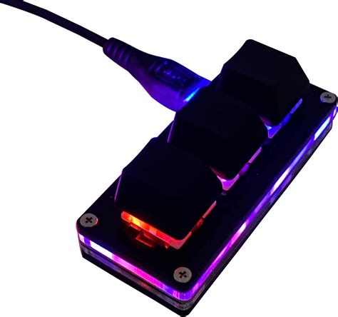 Mini 3 Key USB Keypad Macro Programmable Mechanical Gaming Keyboard One ...