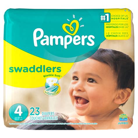 Pampers Swaddlers Diapers Size Count Walmart Walmart