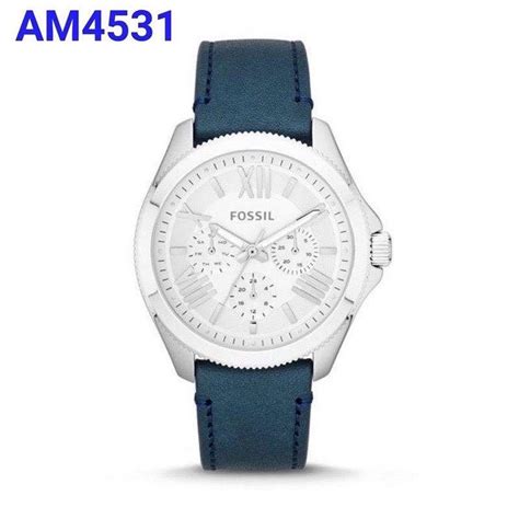 Original 100 Fossil Watch Cecile Blue Am4531 Fesyen Wanita Jam