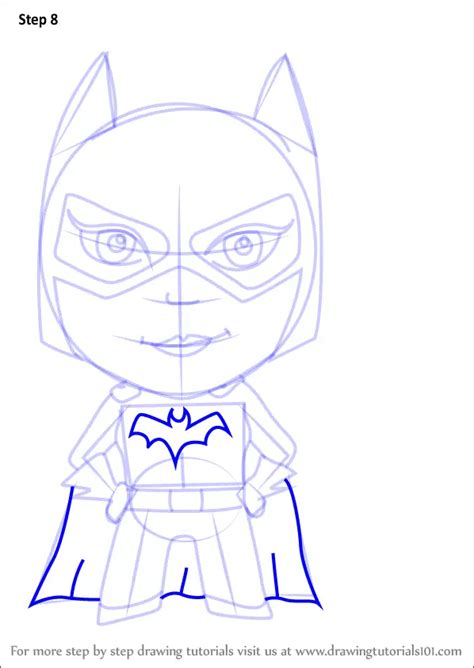 Step By Step How To Draw Kawaii Batgirl Drawingtutorials