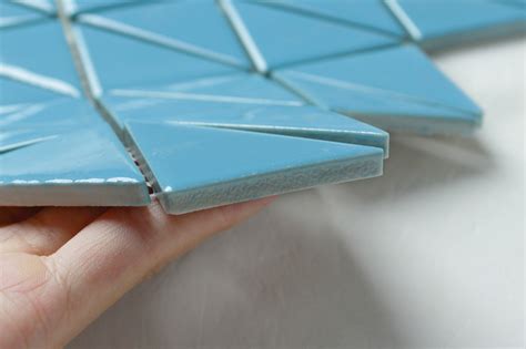 Tr2 Sa P2zbaby Blue 2 Inch Porcelain Triangle Pool Tiles Design Ant