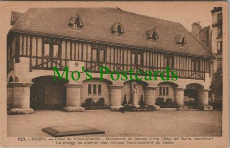 France Postcard Rouen Place Du Vieux Marche Rs Europe