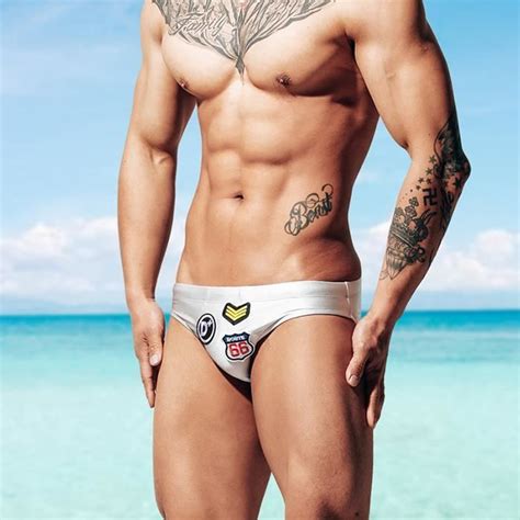 FUNMOON Maillot De Bain Hommes Caleçon Sexy Pour Gay Culotte De Surf Tenue De Plage Cdiscount