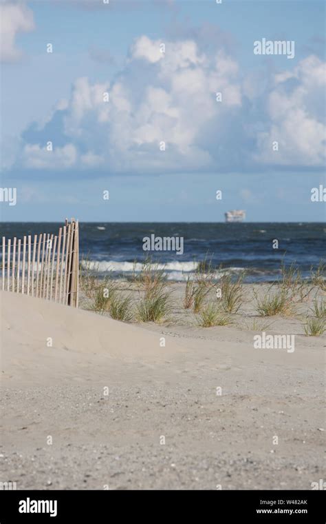 Grand Isle, Louisiana Beach Stock Photo - Alamy