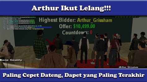 Jgrp Arthur Ikut Lelang Auto Menang Gta San Andreas Jogjagamers