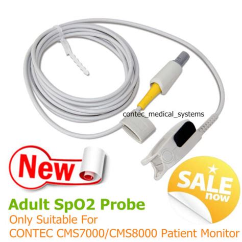 CONTEC New Adult SpO2 Probe Reusable Sensor For CMS7000 CMS8000 Patient