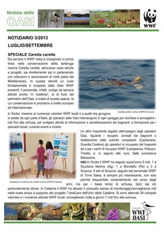 Notizie Dalle Oasi WWF Luglio Settembre 2013 PDF