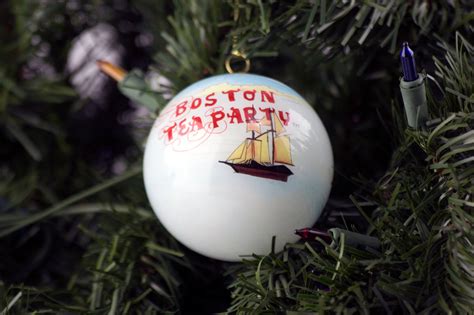 Boston Tea Party Ships And Museum Glass Ball Ornament Boston Tea Party Museum T Shop