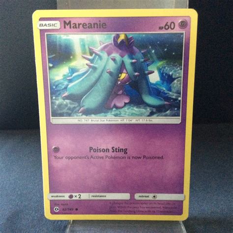 Mareanie Sun Moon Base 62 149 English Near Mint TCGX