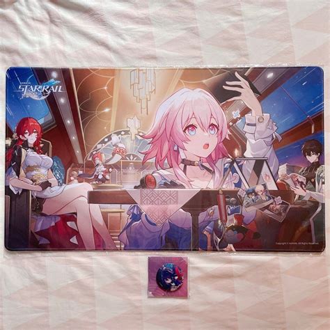 Honkai Star Rail Mouse Pad Seele Badge Honkai Star Rail Hobbies