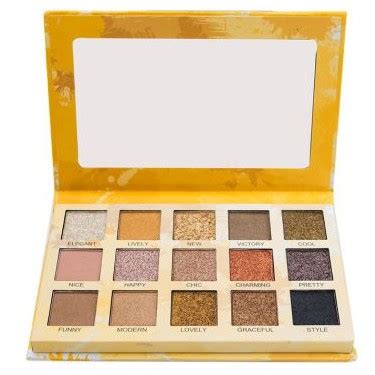 Paleta De Sombras Spotlight Eyeshadow Gold Luisance Shopee Brasil