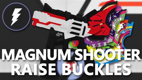 Kamen Rider Geats Flash Belt Magnum Shooter Raise Buckles Youtube