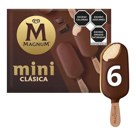 Paleta helada Holanda Magnum mini clásica 6 pzas de 60 ml c u Bodega