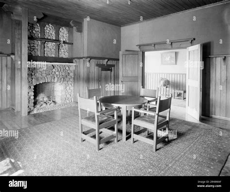 Adirondack Mountains Log Black And White Stock Photos And Images Alamy