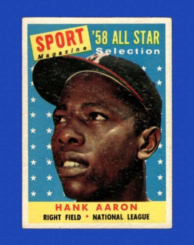 Topps Set Break Hank Aaron As Vg Vgex Gmcards Ebay