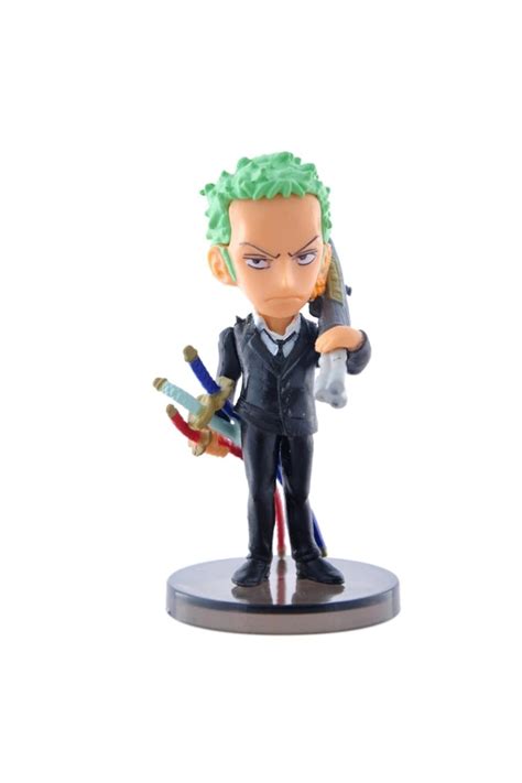 BANDAI One Piece Anime Manga Aksiyon Figür Biblo 7 Cm 3 Lü Set 2