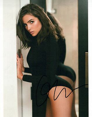 Olivia Culpo Glamour Shot Autographed Photo Signed 8x10 3 EBay