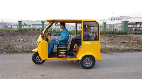 6 Adult Passenger With Passenger Seat Philippine Bajaj Style Tuk Tuk Three Wheel 1000w Electric