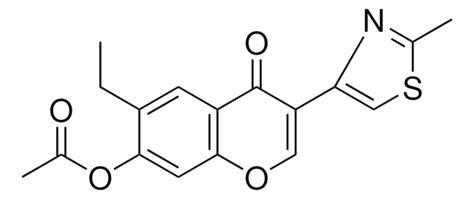 ACETIC ACID 6 ETHYL 3 2 METHYL THIAZOL 4 YL 4 OXO 4H CHROMEN 7 YL