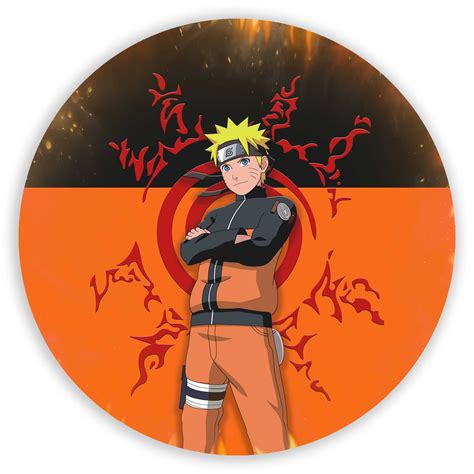 Painel Redondo Naruto Sublimado D Sublitex Pain Is Sublimados