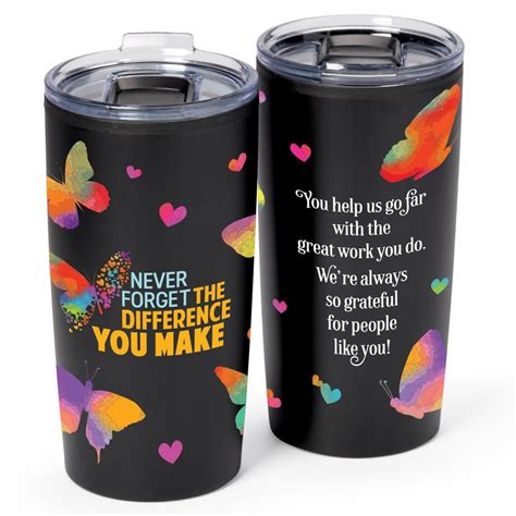 Never Forget The Difference You Make Colorblast 360° Teton Stainless