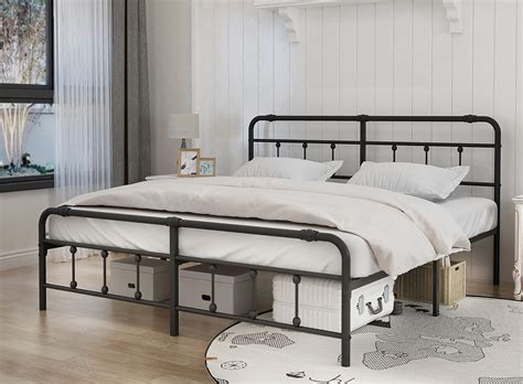 Buy California King Size Platform Bed Frame With Headboard And Footboard