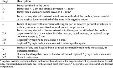 Figo Staging Vulvar Cancer