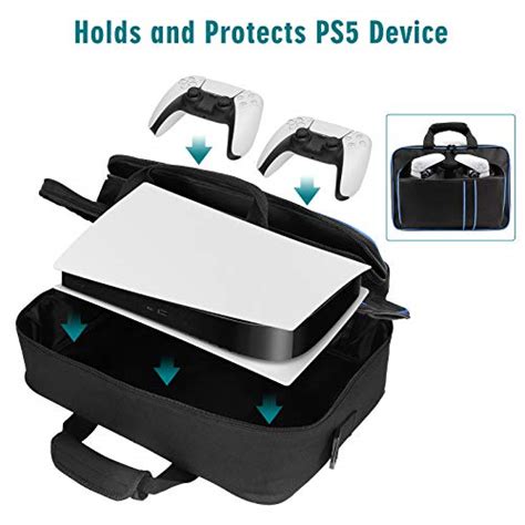 Carrying Case For Ps5 Console Travel Storage Bag Compatible With