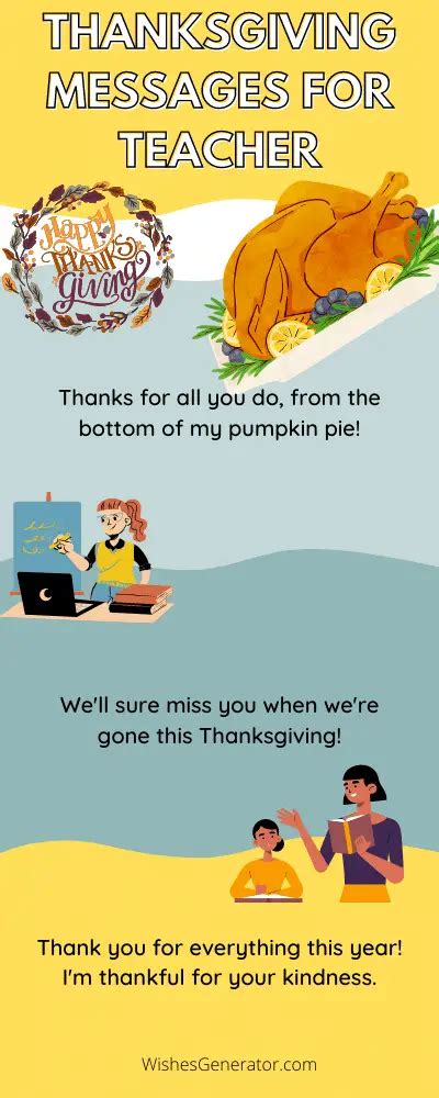 60 Thanksgiving Messages for Teacher